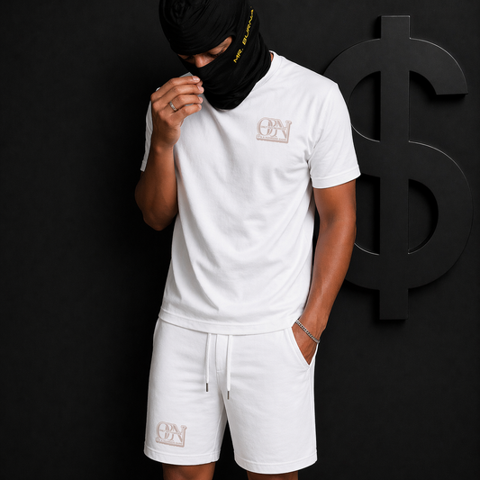 ‘OBN’ Sand set shorts